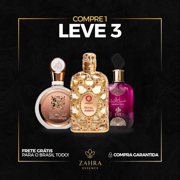 PROMOÇÃO ZAHRA COMPRE 1 LEVE 3 - Sabah Al Ward, Fakhar e Royal Amber - Queima de Estoque🔥  - 100ml Cada